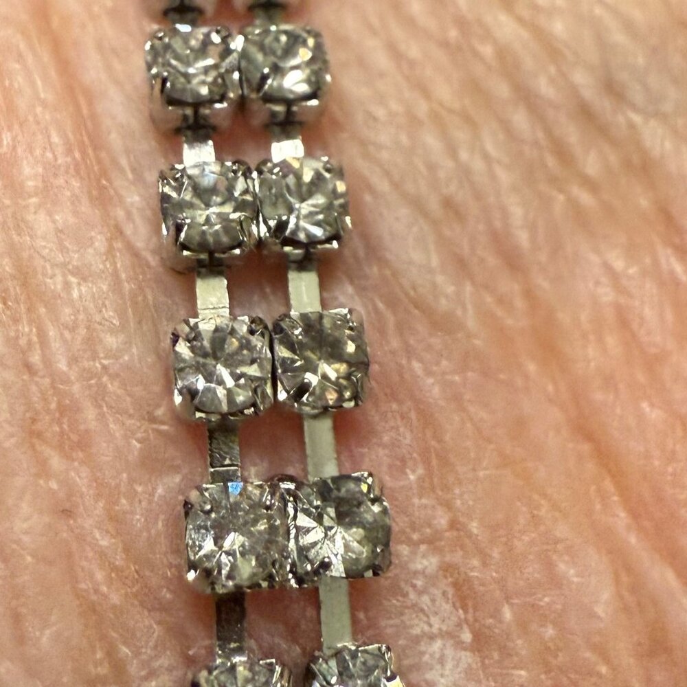 Faux diamond bracelet
